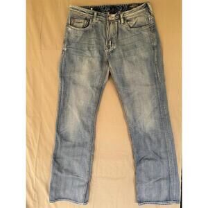 Buffalo David Bitton "Rock for Freedom" jeans -light Blue. Size 32 X 34 Boot Cut